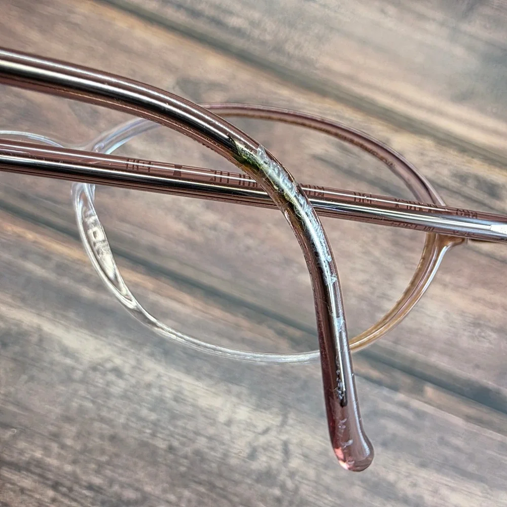 Silhouette SPX M1954 Eyeglasses Pink Brown Cat Eye Frames Austria 49-16-130 6053